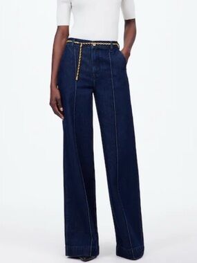 Madewell Superwide-Leg Trouser Dark Blue Women’s Jeans Size 28